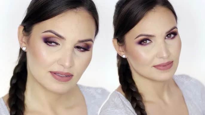 Makijaż do fioletowej sukienki: Dobierz idealny look i uniknij wpadek!